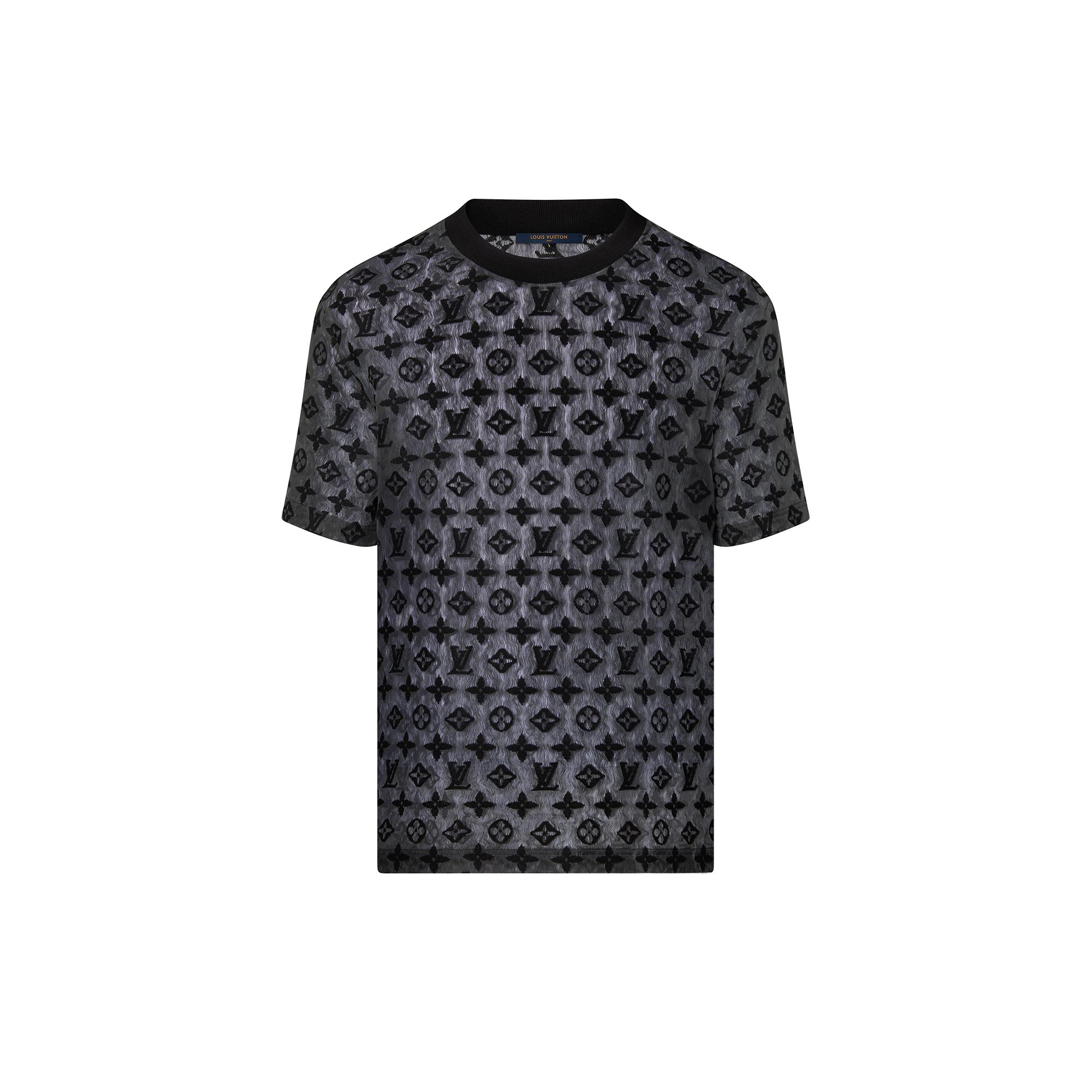 Louis vuitton black discount and white shirt